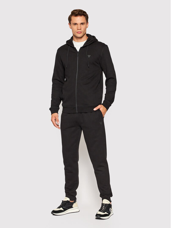 Guess Guess Donji dio trenerke Z2YB22 KAIJ1 Crna Regular Fit