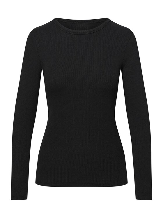 Esotiq Esotiq Blúzka 44073 Čierna Regular Fit