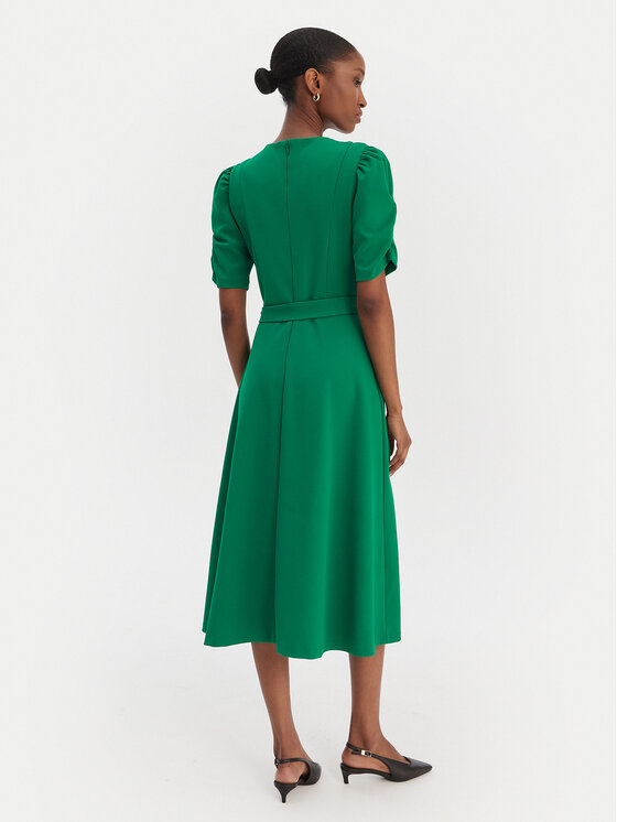 DKNY DKNY Коктейлна рокля DD6G2848 Зелен Regular Fit