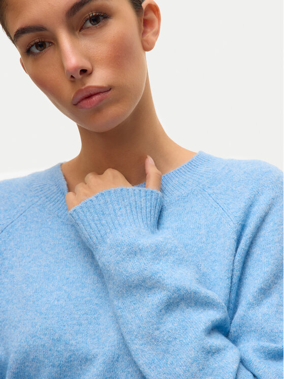Vero Moda Vero Moda Svetr Doffy 10201022 Světle modrá Regular Fit