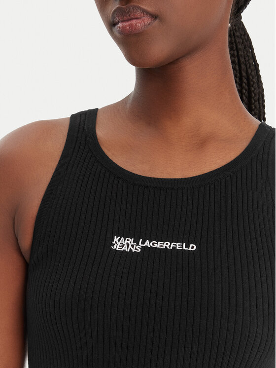 Karl Lagerfeld Jeans Karl Lagerfeld Jeans Top B1W18024 Nero Slim Fit