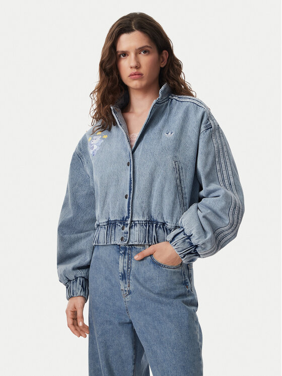 adidas adidas Giacca di jeans Care Bear KQ6747 Blu Regular Fit