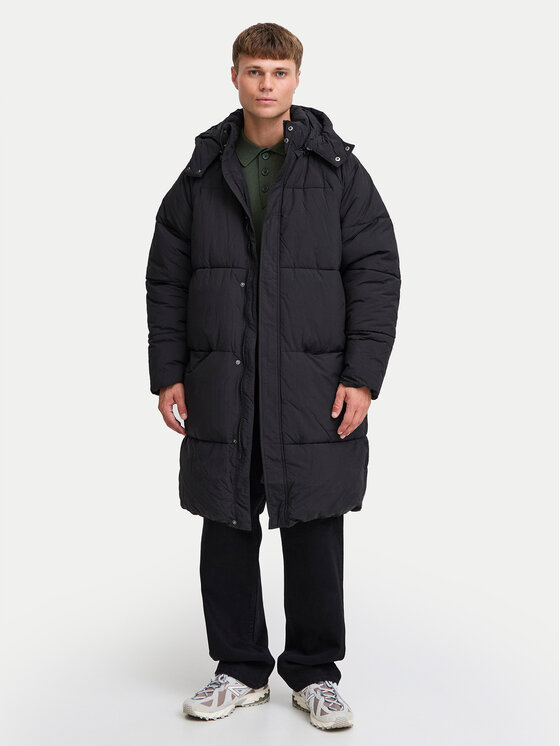 Solid Solid Žieminė striukė Milo 21108316 Juoda Regular Fit