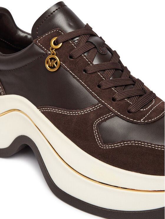 MICHAEL Michael Kors MICHAEL Michael Kors Сникърси 43F6ARFS1S Тъмнокафяв