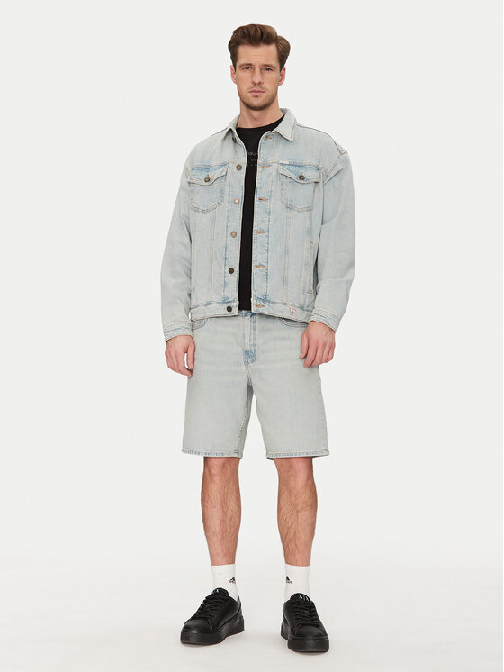 Guess Jeans Guess Jeans Джинсові шорти M4YD37 D5M51 Голубий Regular Fit