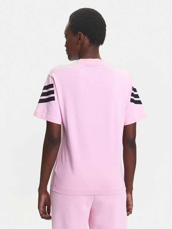 adidas adidas Póló Future Icons 3-Stripes JE0240 Rózsaszín Regular Fit