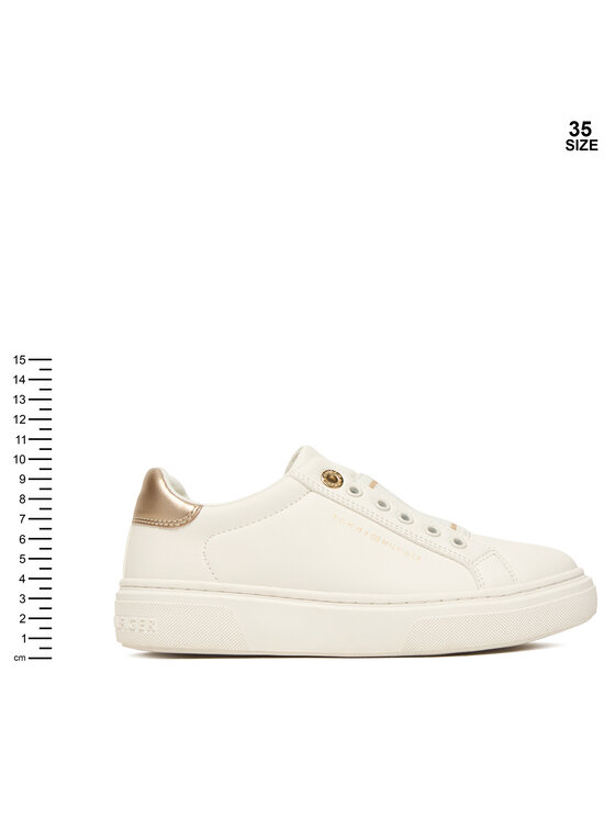 Tommy Hilfiger Tommy Hilfiger Sportcipők Low Cut Sneaker T3A9-33983-1355 D Fehér