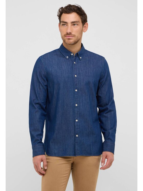 Mustang Mustang Camicia Style Cullman Blu Regular Fit