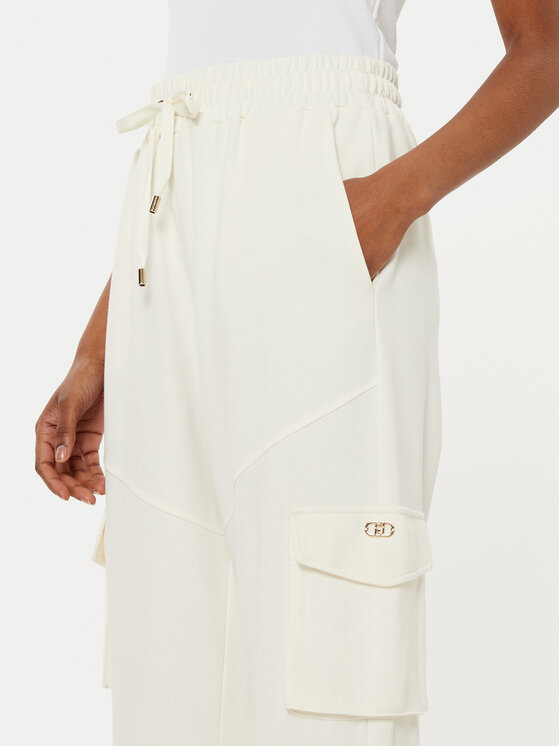 Liu Jo Liu Jo Спортивні штани TA5043 JS182 Écru Regular Fit