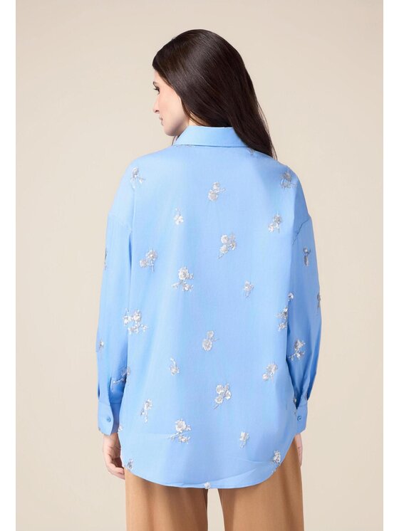 Oltre Oltre Camicia 5083R102960N004 Turchese Over Fit