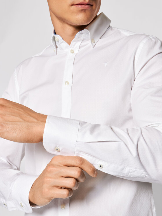 Trussardi Trussardi Hemd 52C00211 Weiß Regular Fit