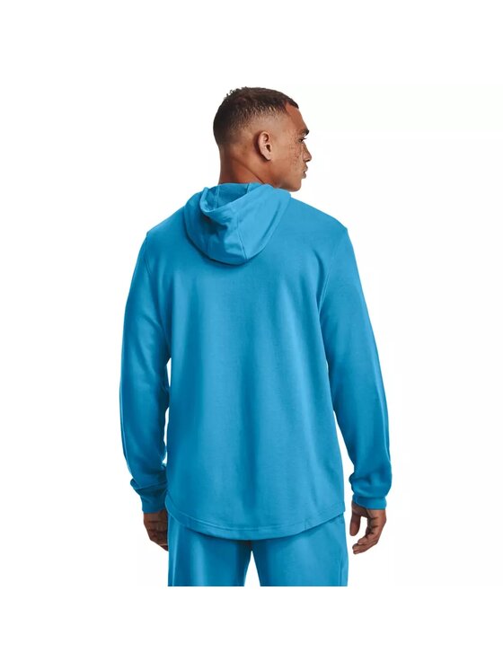 Under Armour Under Armour Bluza UA Rival Terry Logo Hoodie Niebieski Loose Fit