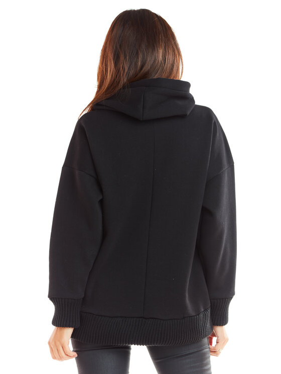 Infinite You Infinite You Mikina M223 Černá Basic Fit
