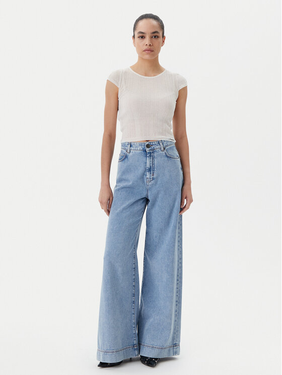 PINKO PINKO Blúz Tambora 104773 A1ND Ekru Slim Fit