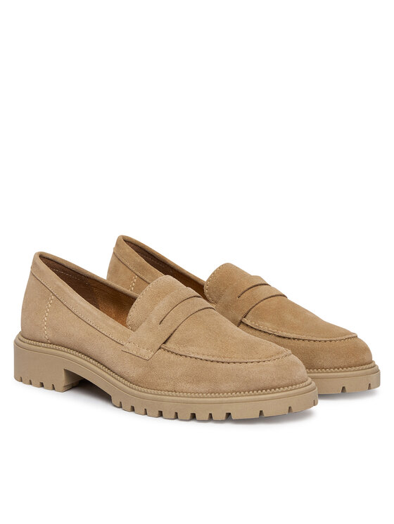 Tamaris Tamaris Chunky loafers 1-24300-45 Beige