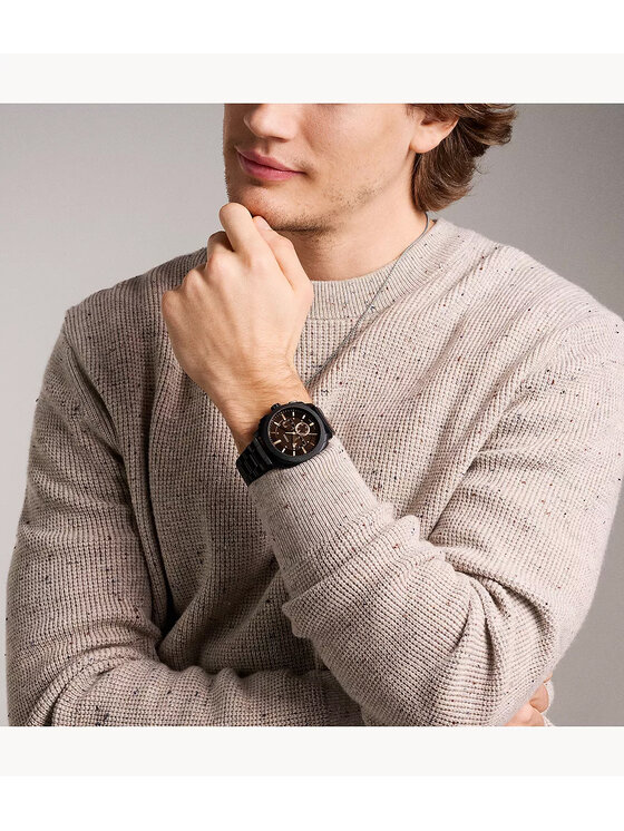 Fossil Fossil Zegarek FS6097 Czarny