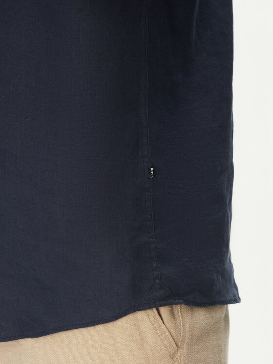 BOSS BOSS Koszula H-Roan 50539352 Granatowy Slim Fit