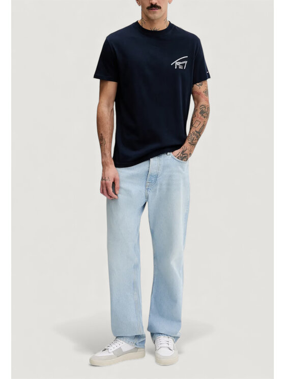 Tommy Jeans Tommy Jeans T-Shirt DM0DM22320 Μπλε Casual Fit