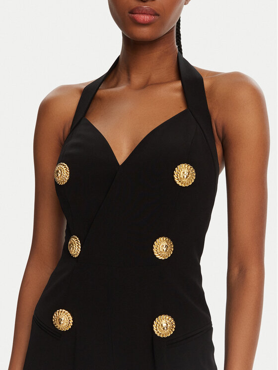 Balmain Balmain Kezeslábas DF1PW145VB00 Fekete Regular Fit
