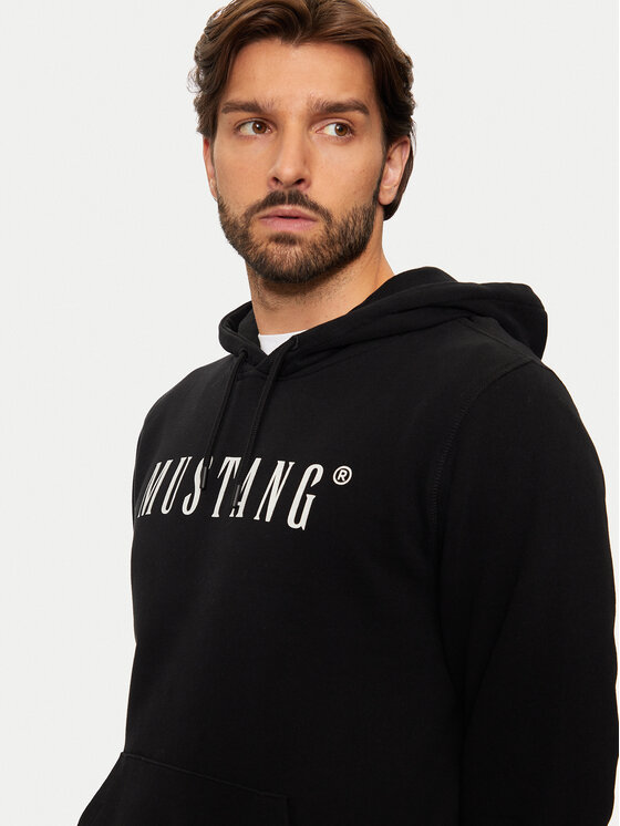 Mustang Mustang Sweatshirt Bronson 1014687 Schwarz Regular Fit