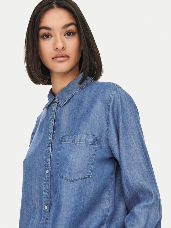 JDY JDY Košeľa Jasper 15252957 Modrá Regular Fit