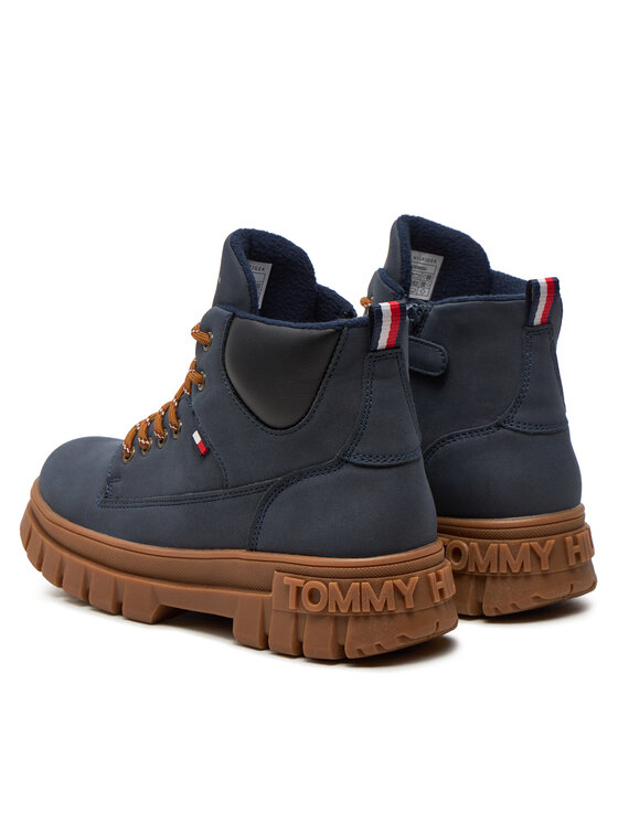 Tommy Hilfiger Tommy Hilfiger Schnürstiefeletten T3X5-33706-1269800 S Dunkelblau