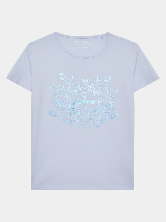 Guess Guess T-Shirt J3GI20 K6YW1 Blau Regular Fit