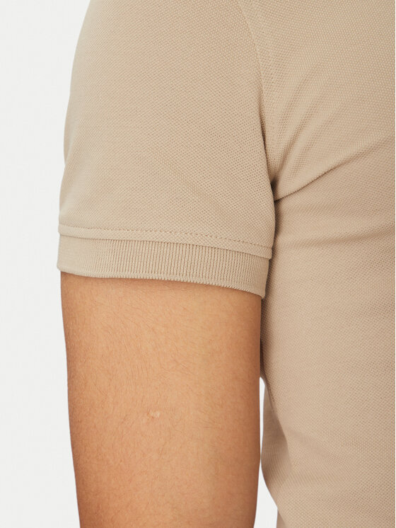 Tommy Hilfiger Tommy Hilfiger Polo majica 1985 MW0MW17771 Bež Slim Fit
