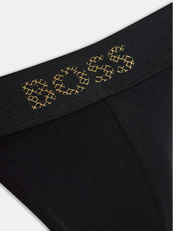 BOSS BOSS Souprava Jock Strap slipů 50524439 Černá