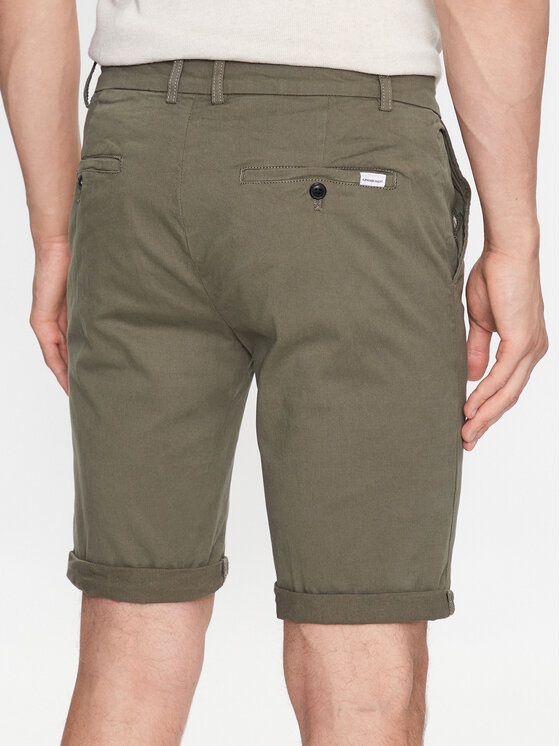 Lindbergh Lindbergh Σορτς υφασμάτινο 30-505044 Πράσινο Slim Fit