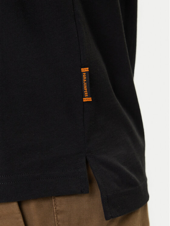 Parajumpers Parajumpers T-Shirt Mojave 25WMPMTSRE07 Czarny Regular Fit
