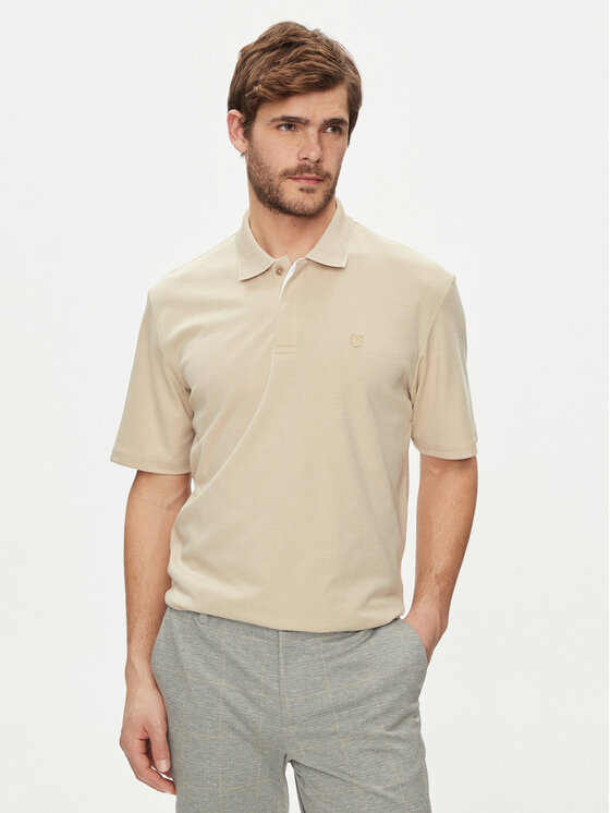 Jack&Jones Tricou polo Crodney 12251180 Bej Regular Fit