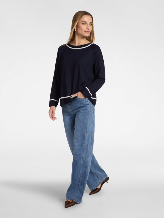 Elena Mirò Elena Mirò Sweter M563Z000704N0A3 Niebieski Regular Fit