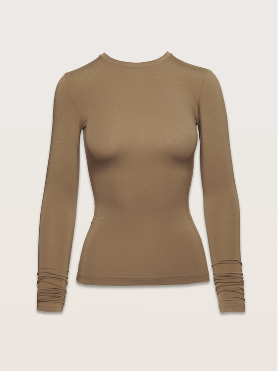 La Mania La Mania Longsleeve MILO 3 Beige Classic Fit