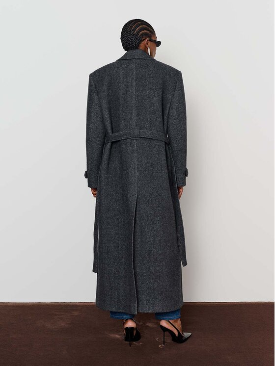 La Mania La Mania Cappotto ORLANDO 2 Grigio Classic Fit