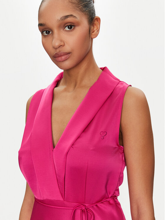 LOLA CASADEMUNT LOLA CASADEMUNT Sukienka wieczorowa LS2516023 Różowy Regular Fit