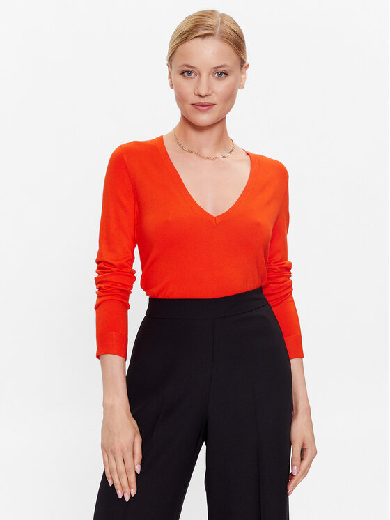 Liu Jo Liu Jo Svetr WF3127 MA18F Oranžová Regular Fit