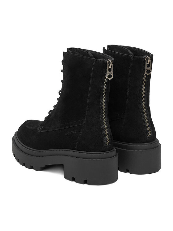 G-Star Raw G-Star Raw Šnurovacia obuv EO-LEYLA-HY25713 Čierna