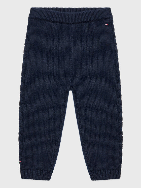 Tommy Hilfiger Tommy Hilfiger Komplet dziecięcy Baby Cable KN0KN01529 Granatowy Regular Fit
