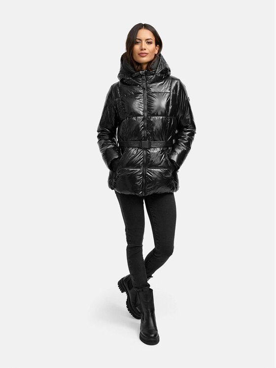 Navahoo Navahoo Kurtka zimowa Eisglanz Czarny Regular Fit