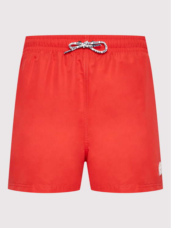 Pepe Jeans Pepe Jeans Szorty kąpielowe Remo PMB10328 Czerwony Regular Fit