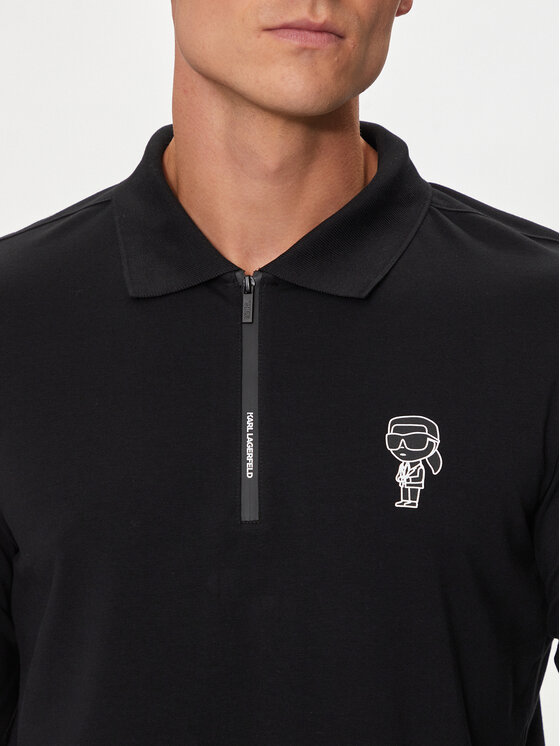 KARL LAGERFELD KARL LAGERFELD Polo 745403 543221 Crna Regular Fit