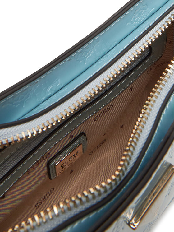 Guess Guess Дамска чанта Arnela HWTG94 96170 Светлосин