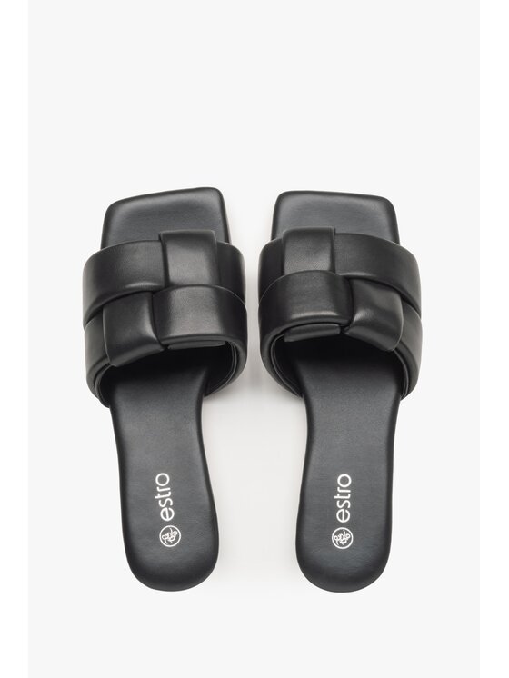 Estro Estro Παντόφλες ER00114724 Μαύρο