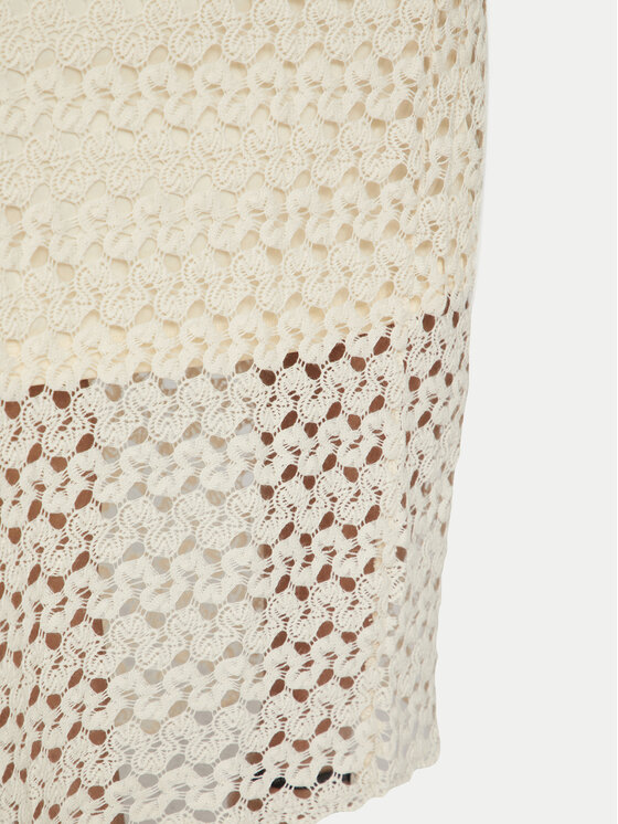 Vila Vila Zīmuļveida svārki Laura 14102883 Bēšs Regular Fit