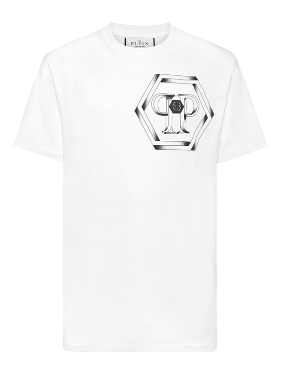 PHILIPP PLEIN PHILIPP PLEIN T-Shirt 24619 Bílá Regular Fit