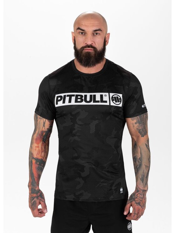 PITBULL PITBULL T-Shirt Koszulka Czarny Regular Fit