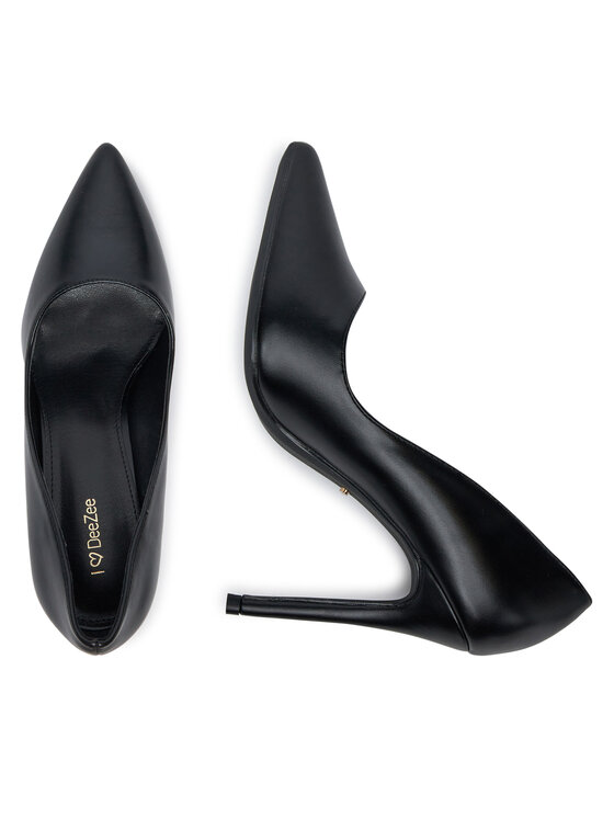 DeeZee DeeZee Pantofi cu toc subțire AJ-8Z188-4 Negru