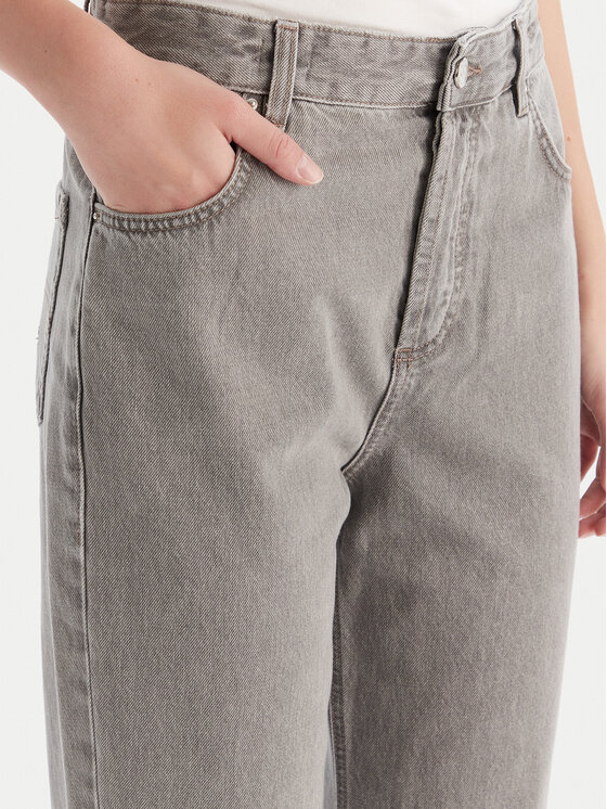 Marella Marella Blugi Tomboy 2523186074 Gri Loose Fit