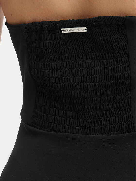 MICHAEL Michael Kors MICHAEL Michael Kors Koktejlové šaty MS683COH6J Černá Slim Fit